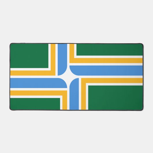 Desk Mat with flag of Portland, USA (Recto)