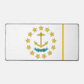 Desk Mat with flag of Rhode Island, USA (Voorkant)