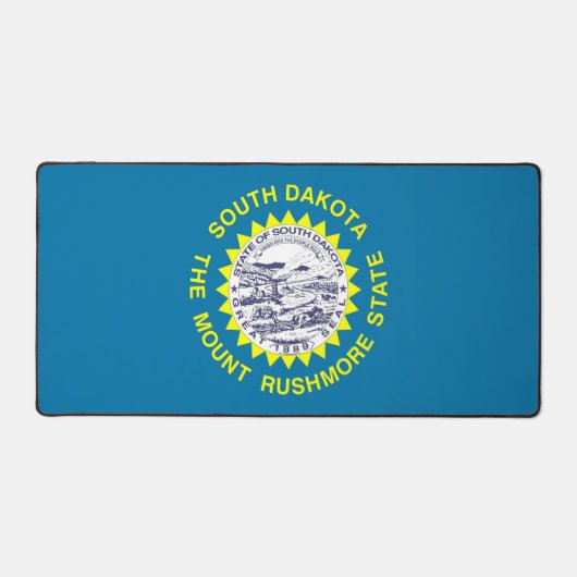 Desk Mat with flag of South Dakota, USA (Voorkant)