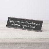 Desk Name Bord Bureau Naambordje (Voorkant)