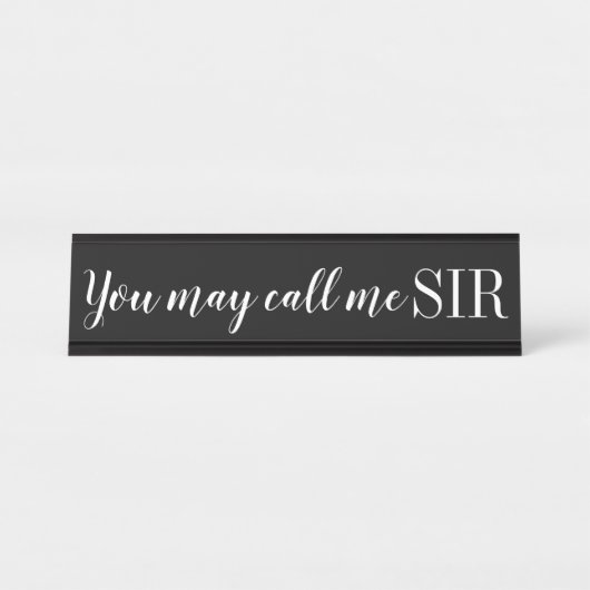 Desk Name Bord Bureau Naambordje (Voorkant)