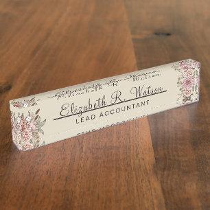 Desk Nom Plaque Nouveau Emploi Cadeau Personnalisé