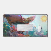 Deskmat de givre Dragon Gaming | Mat personnalisab (Clavier et souris)
