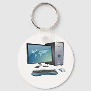 Desktop Computer Sleutelhanger