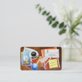 desktop freelance writer visitekaartje (Staand voorkant)