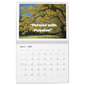 Desktop kalender 2025 natuur uitzicht (Mar 2027)