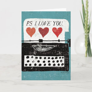  desktop - schrijfmachine kaart