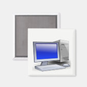 Desktopcomputer Magneet (Voorkant / Achterkant)