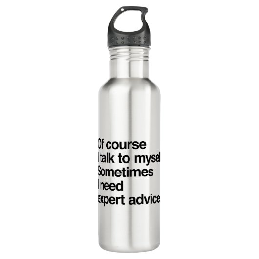 Deskundig advies waterfles  (Voorkant)