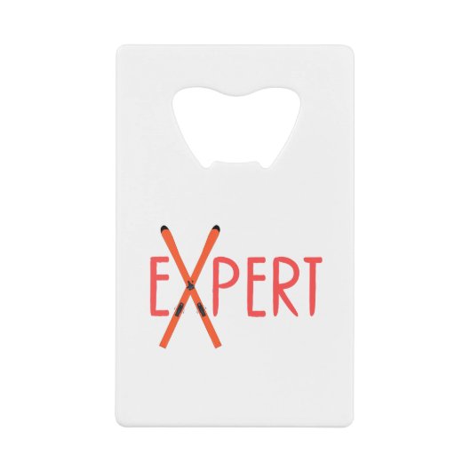 Deskundige Kredietkaart Flessenopener (Voorkant)