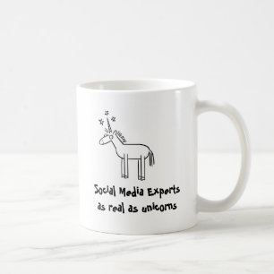 Deskundigen voor sociale media koffiemok