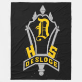 DESLOGE MIDDELBARE SCHOOL FLEECE DEKEN (Voorkant)