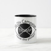 Désobéissance visuelle Mug à deux tons (Centre)