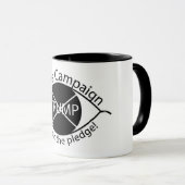 Désobéissance visuelle Mug à deux tons (Devant droit)