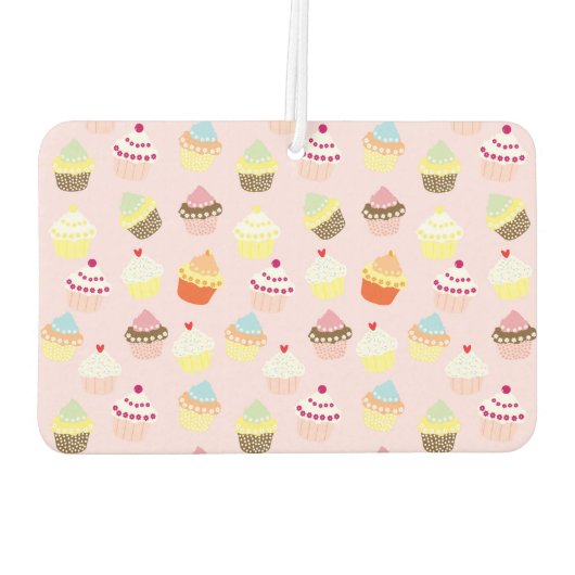 Désodorisant de voiture pour fête Cupcake (Dos)