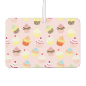 Désodorisant de voiture pour fête Cupcake (Devant)