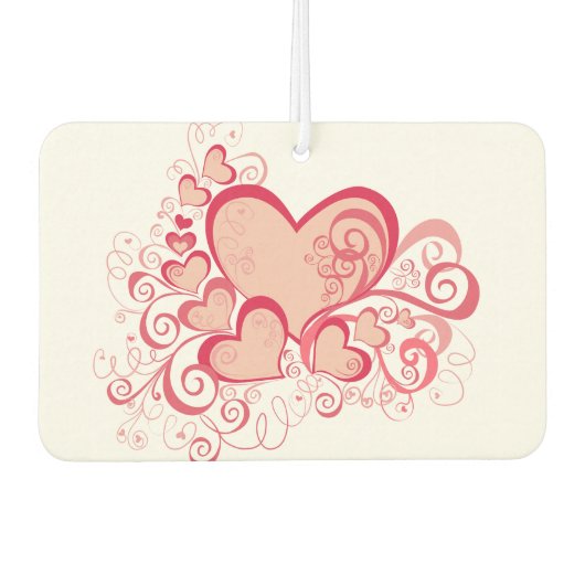 Désodorisant de voiture pour la Saint-Valentin (Devant)