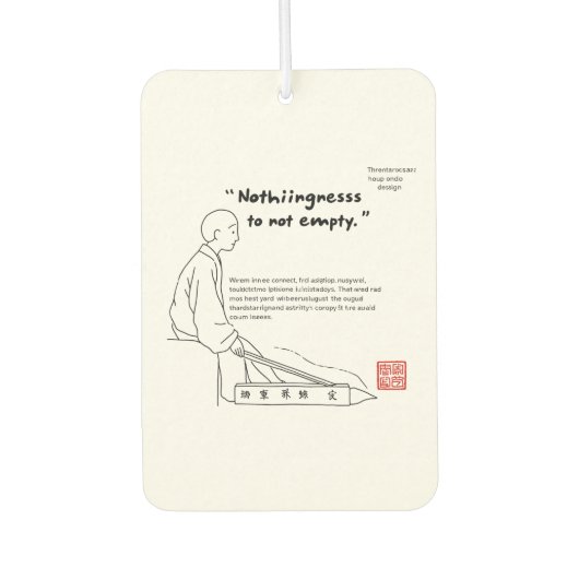 DÉSODORISANT POUR VOITURE ニッポン感性 01 (Devant)