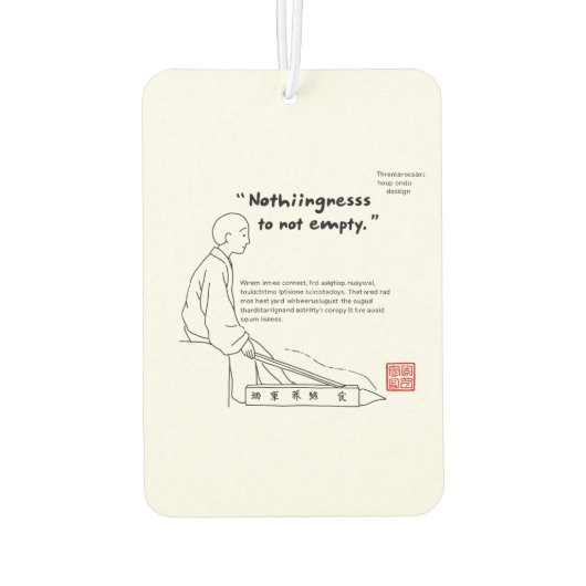 DÉSODORISANT POUR VOITURE ニッポン感性 01 (Dos)