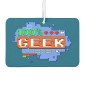 Désodorisant Pour Voiture 100% Geek (Dos)