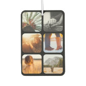 Désodorisant Pour Voiture 12 Photo Modèle double face grille arrondie (Devant)