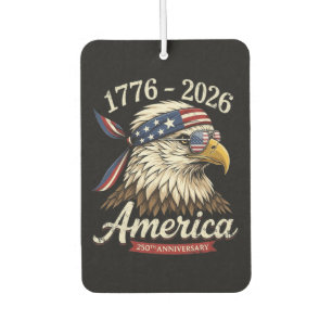 Désodorisant Pour Voiture 250 ans d'Amérique 1776 2026 Aigle Vintage