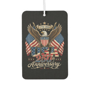 Désodorisant Pour Voiture 250e anniversaire d'Amérique États-Unis 1776 2026