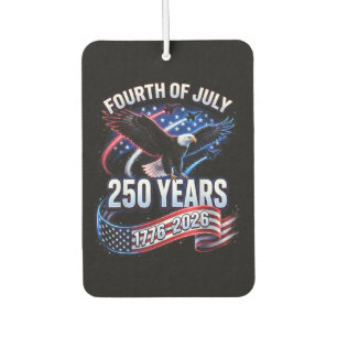 Désodorisant Pour Voiture 250e anniversaire États-Unis 1776-2026 Patriotique