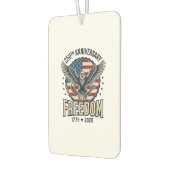 Désodorisant Pour Voiture 250th Anniversary Freedom Eagle Patriotic Vintage  (Gauche)