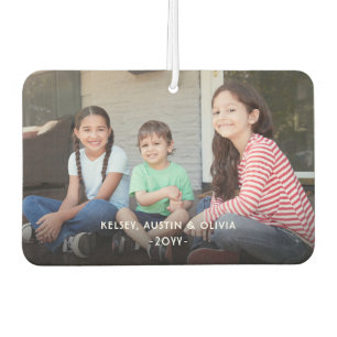 Désodorisant Pour Voiture 2 Photo Simple Moderne Revêtement De Texte Blanc