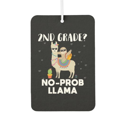 Désodorisant Pour Voiture 2e classe no prob llama (Devant)