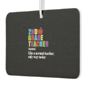 Désodorisant Pour Voiture 2nd Grade Teacher Définition de Funny School Venin (Gauche)