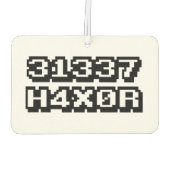 DÉSODORISANT POUR VOITURE 31337 H4X0R (Dos)