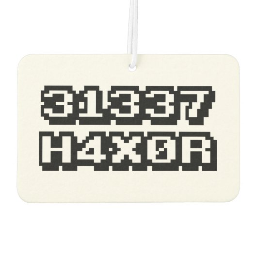 DÉSODORISANT POUR VOITURE 31337 H4X0R (Dos)