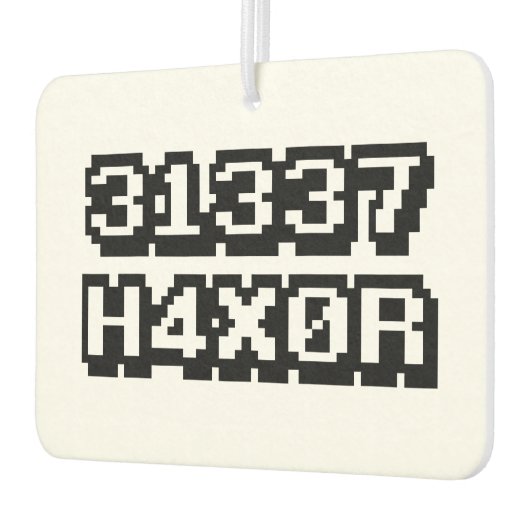 DÉSODORISANT POUR VOITURE 31337 H4X0R (Gauche)