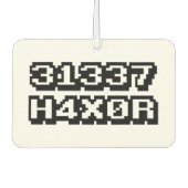 DÉSODORISANT POUR VOITURE 31337 H4X0R (Devant)