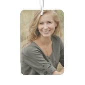 Désodorisant Pour Voiture 50 et fabuleux script élégant photo d'anniversaire (Dos)