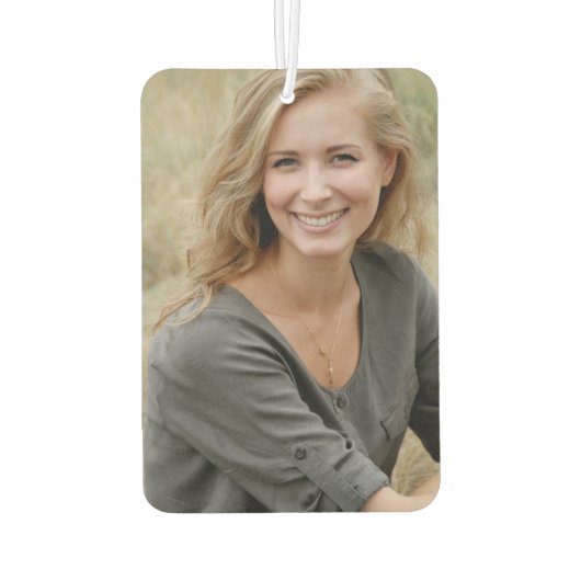 Désodorisant Pour Voiture 50 et fabuleux script élégant photo d'anniversaire (Dos)