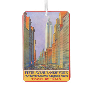 Désodorisant Pour Voiture 5th Avenue New York Vintage voyage air frais