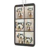 Désodorisant Pour Voiture 6 Collage photo - grille empilée noir (Gauche)