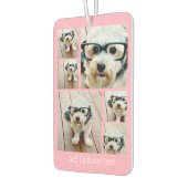 Désodorisant Pour Voiture 6 Photo Collage - Hexagon motif rose (Gauche)