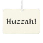 Désodorisant Pour Voiture 8 Bits Huzzah ! (Dos)