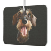 Désodorisant Pour Voiture À poils durs Dachshund (Gauche)