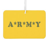 DÉSODORISANT POUR VOITURE A*R*M*Y (Dos)