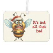 Désodorisant Pour Voiture Abeille de Noël (Dos)