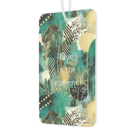 Désodorisant Pour Voiture Abstrait or vert (Gauche)