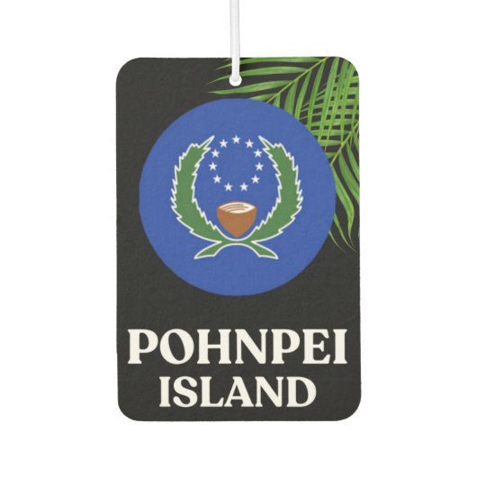Désodorisant Pour Voiture Accessoire auto Micronésien Pohnpei (Devant)