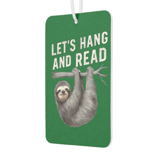 Désodorisant Pour Voiture Accrochons-nous et lisons des amateurs de lecture (Gauche)