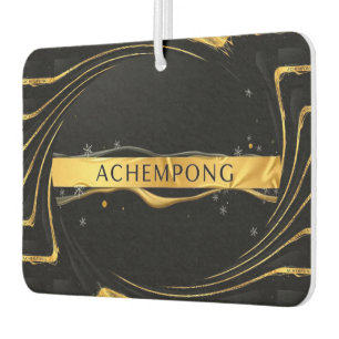 Désodorisant Pour Voiture Achempong : Cascade Aurique   Or Liquide Opulent