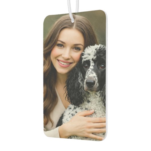 Désodorisant Pour Voiture Add Poddle Photo Personalize Customize (Gauche)